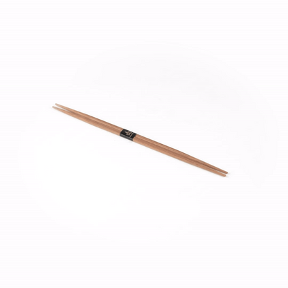Bambuddha Brown Bamboo Contour Chopsticks - with Paper Band - 10 1/4" - 100 count box
