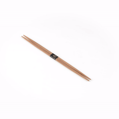 Bambuddha Brown Bamboo Contour Chopsticks - with Paper Band - 9 1/2" - 100 count box