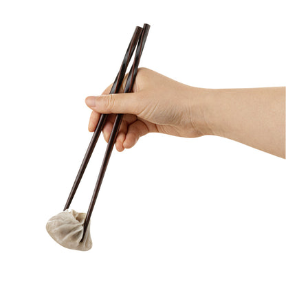 Bambuddha Dark Brown Bamboo Twisted Chopsticks - 9" - 10 count box