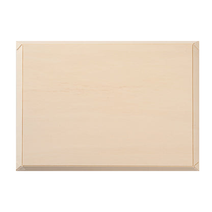 Taipei Rectangle Poplar Plate - 15 1/4" x 10 3/4" x 1" - 100 count box