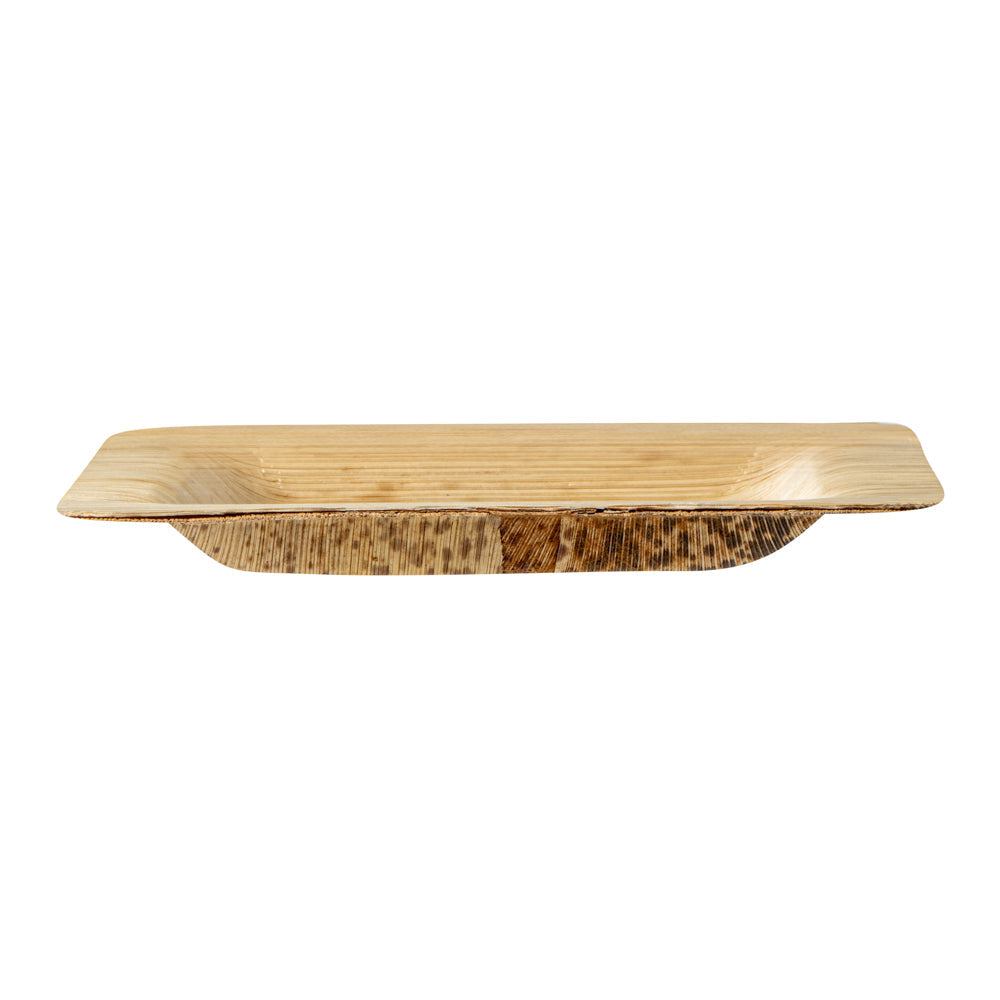 Bambuddha Square Natural Bamboo Plate - 4 3/4" x 4 3/4" x 1/2" - 100 count box