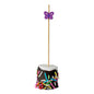 Pixy Purple Bamboo Butterfly Pick - 4 3/4" - 100 count box