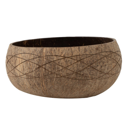 Coco Casa 21 oz Handmade River Coconut Bowl - 10 count box