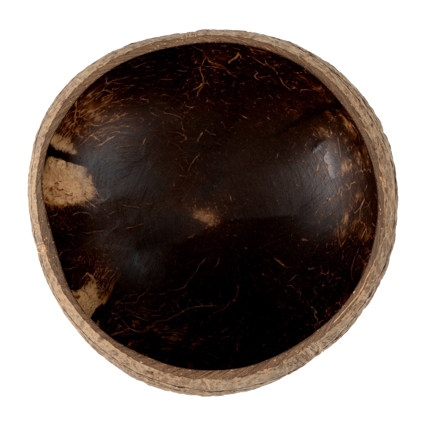Coco Casa 21 oz Handmade River Coconut Bowl - 10 count box