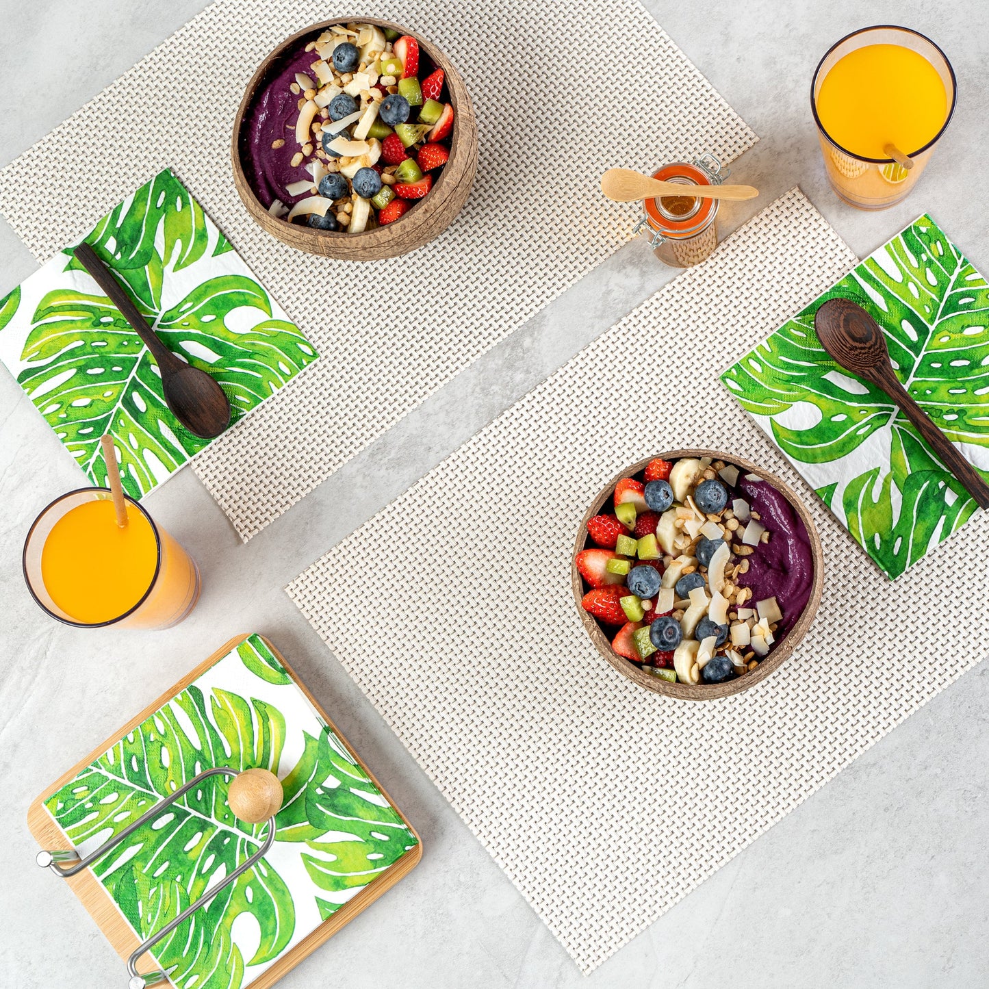 Coco Casa 21 oz Handmade River Coconut Bowl - 10 count box