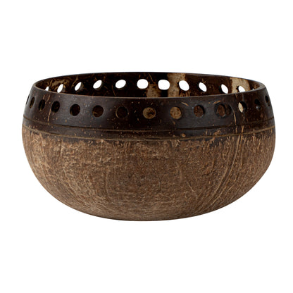 Coco Casa 21 oz Handmade Punchout Coconut Bowl - 1 count box
