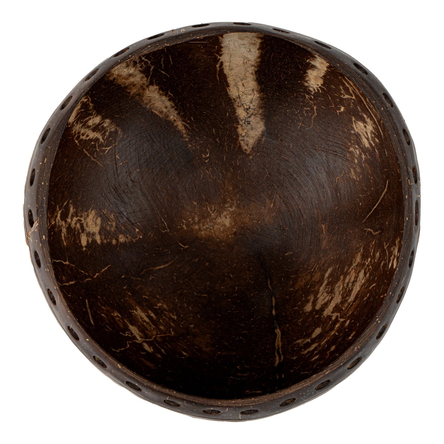 Coco Casa 21 oz Handmade Punchout Coconut Bowl - 1 count box