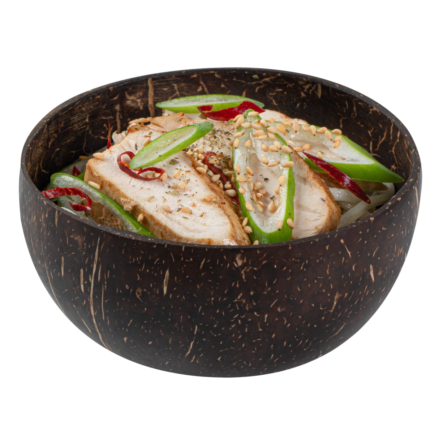 Coco Casa 10 oz Handmade Coconut Bowl - Polished - 1 count box