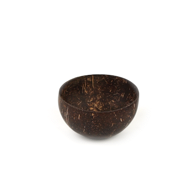 Coco Casa 10 oz Handmade Coconut Bowl - Polished - 1 count box