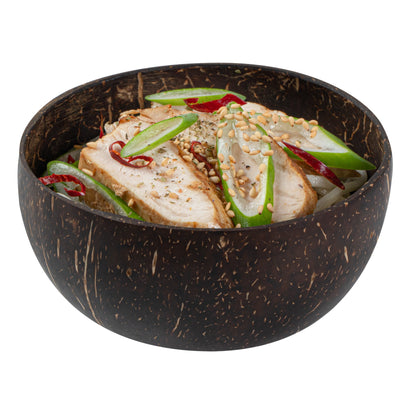 Coco Casa 10 oz Handmade Coconut Bowl - Polished - 10 count box