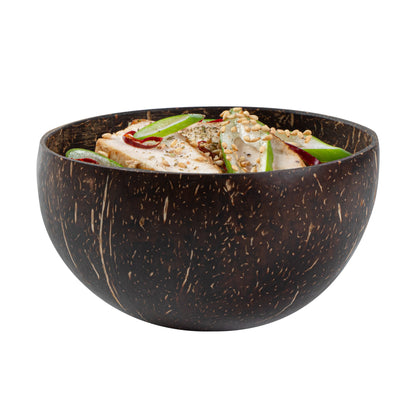 Coco Casa 10 oz Handmade Coconut Bowl - Polished - 10 count box
