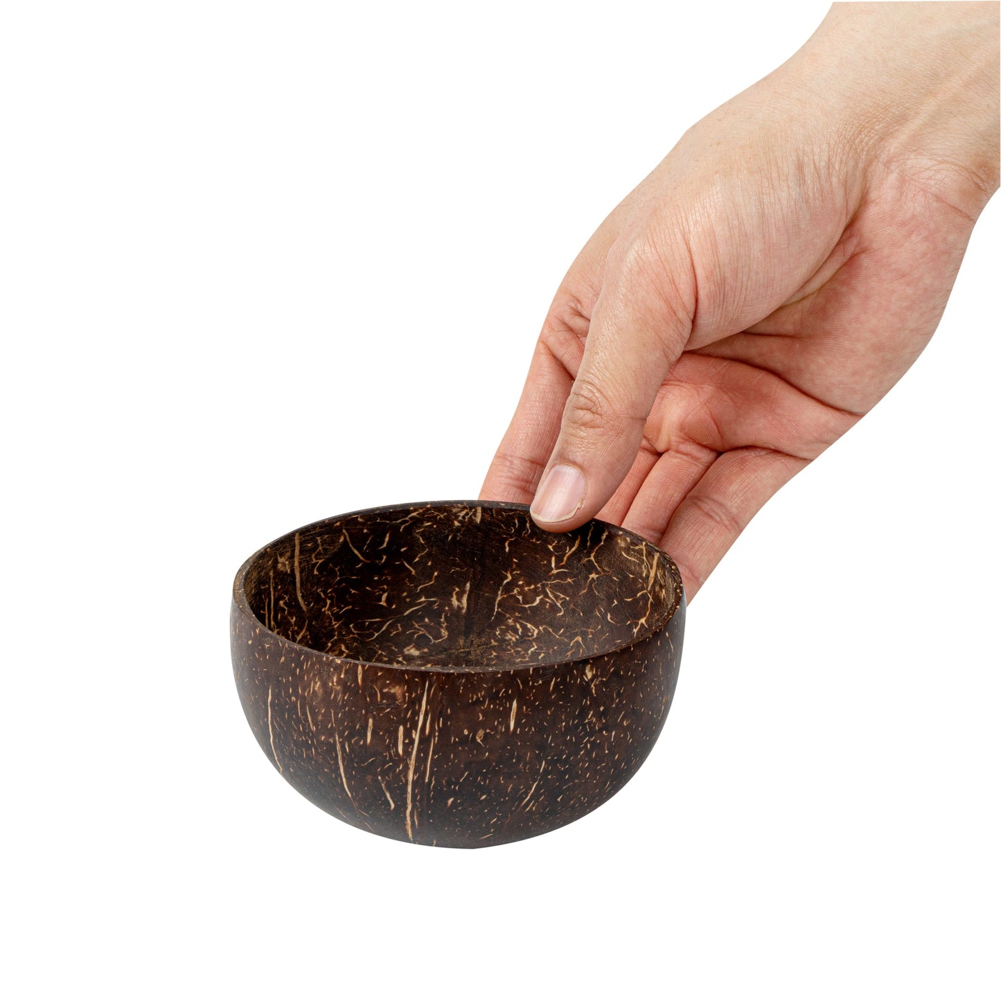 Coco Casa 10 oz Handmade Coconut Bowl - Polished - 10 count box