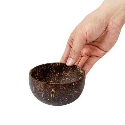 Coco Casa 10 oz Handmade Coconut Bowl - Polished - 10 count box