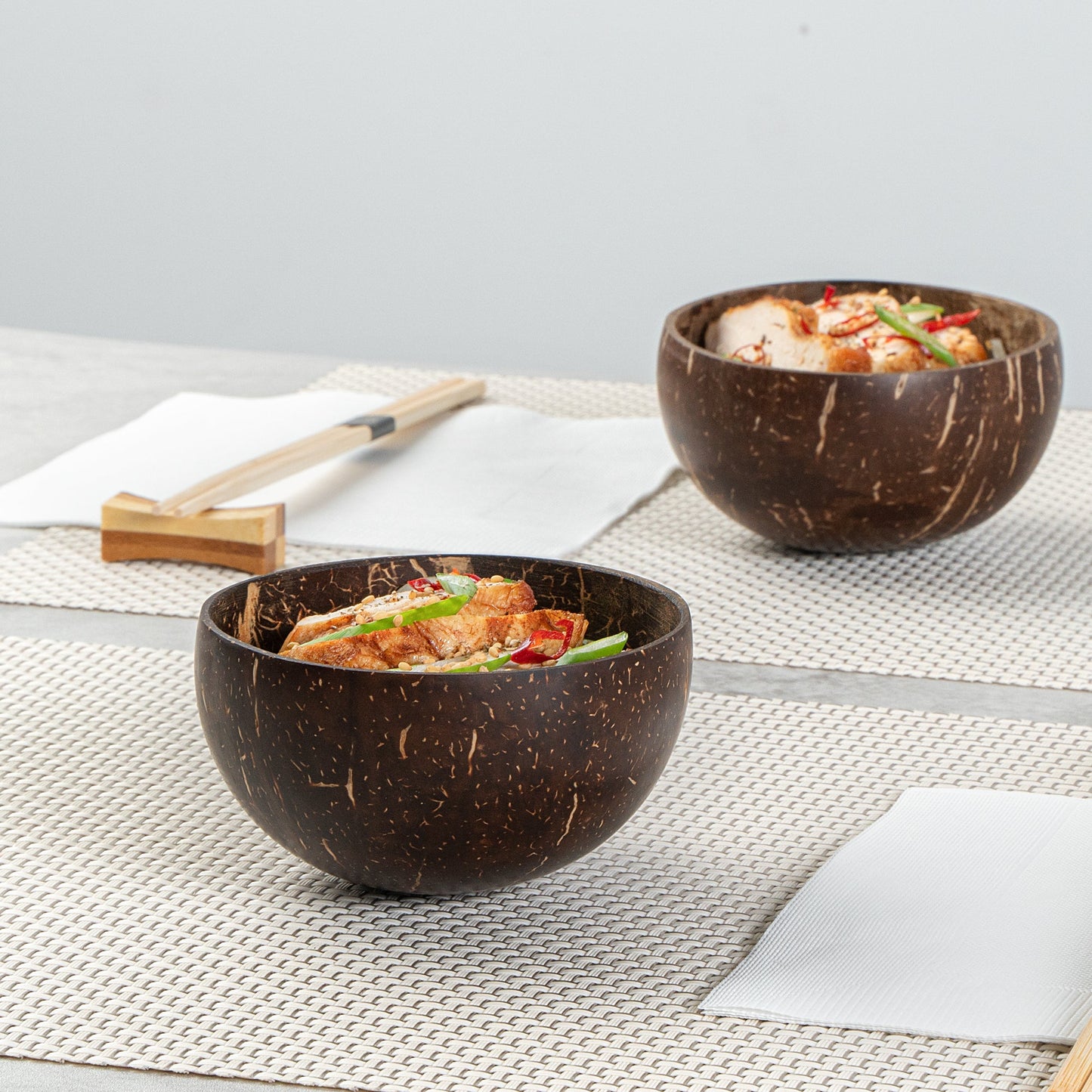 Coco Casa 10 oz Handmade Coconut Bowl - Polished - 10 count box