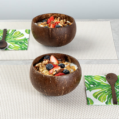 Coco Casa 21 oz Handmade Coconut Bowl - 10 count box