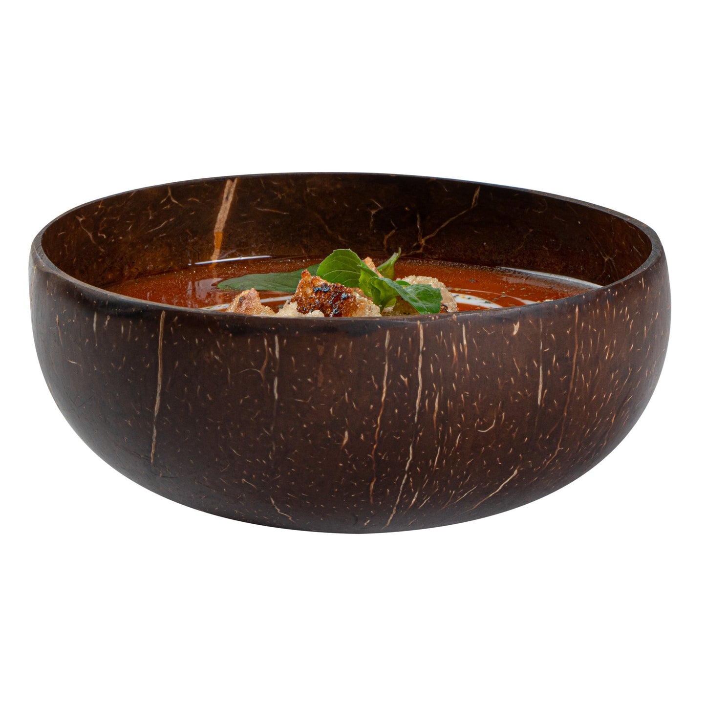 Coco Casa 16 oz Handmade Coconut Bowl - Polished - 1 count box