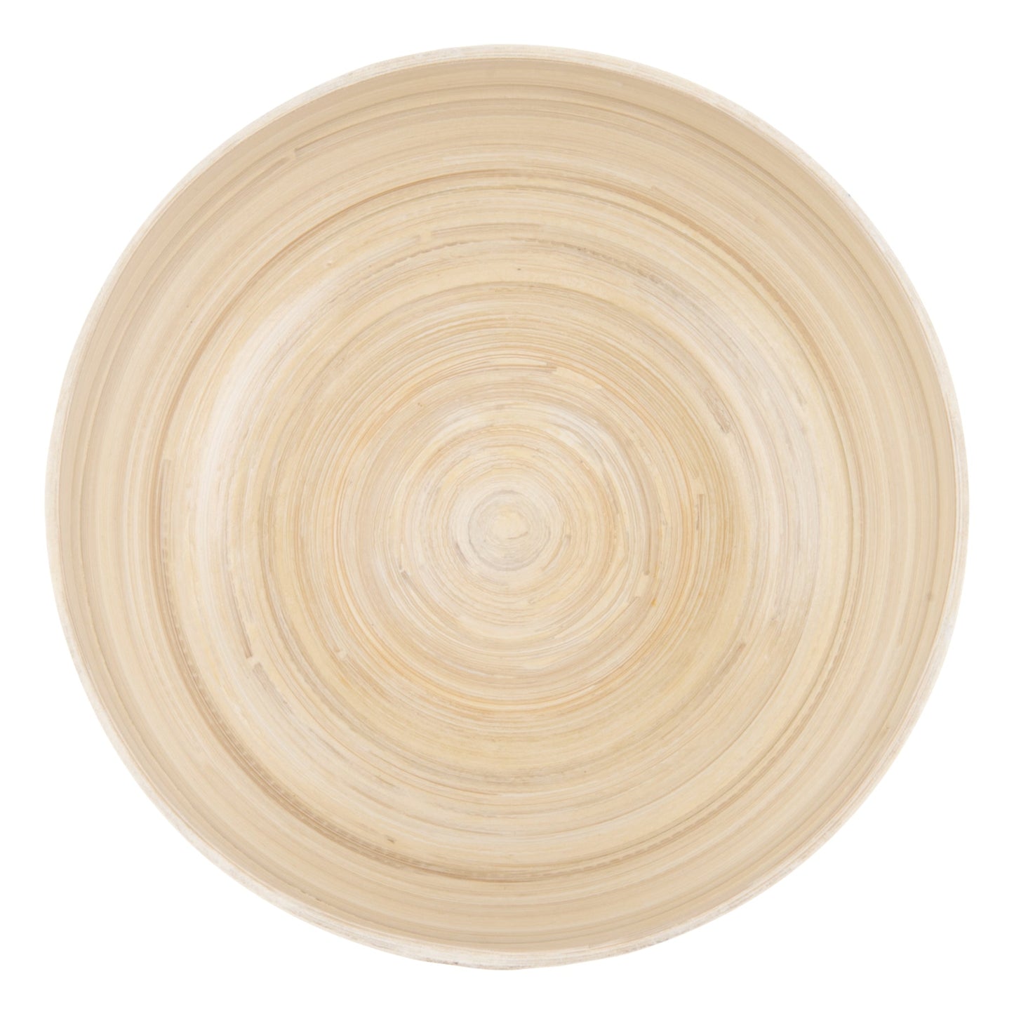 Bambuddha 15 oz Round Green Spun Bamboo Small Salad Bowl - 7 3/4" x 7 3/4" x 4" - 1 count box