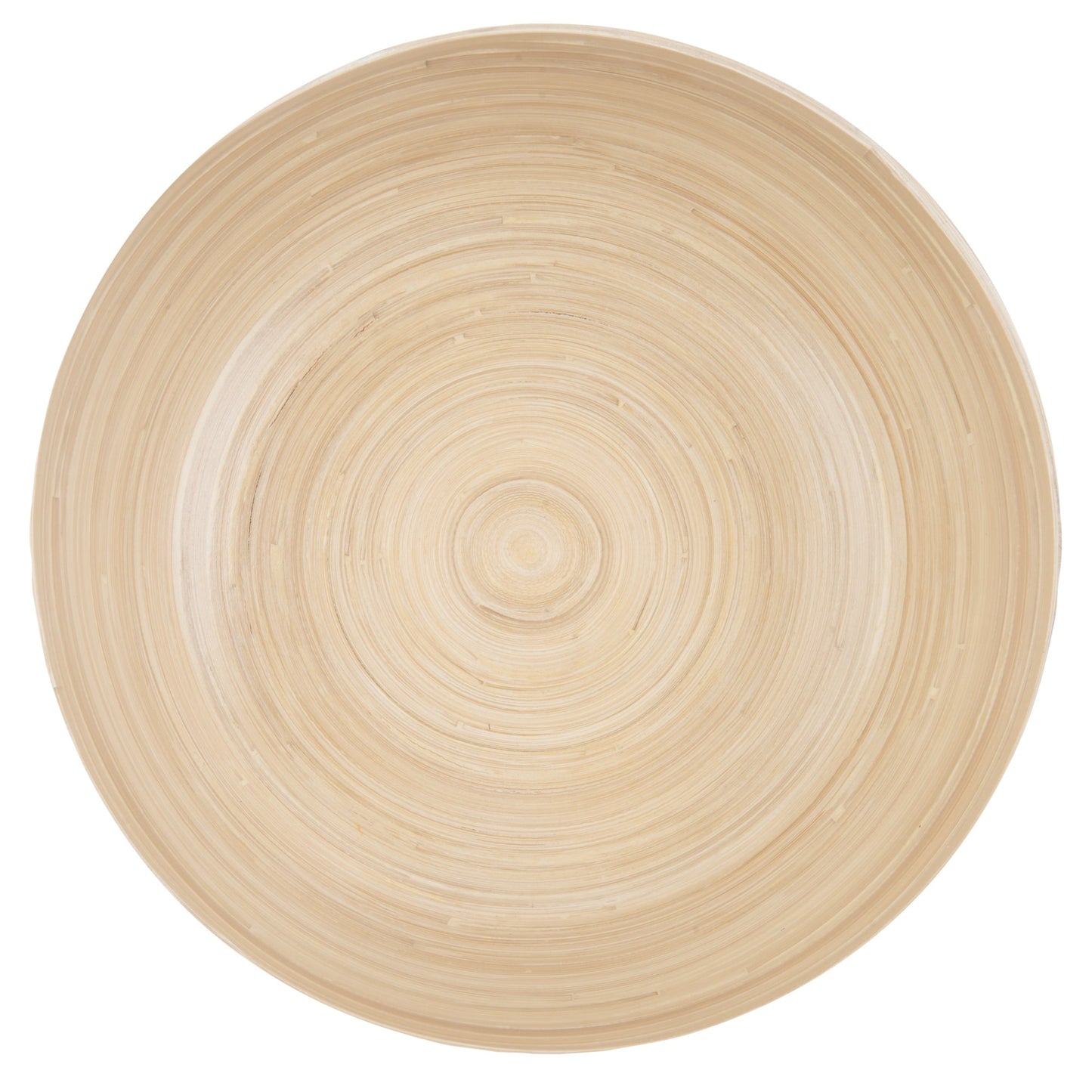 Bambuddha 51 oz Round Black Spun Bamboo Extra Large Salad Bowl - 13 1/2" x 13 1/2" x 6 1/4" - 1 count box