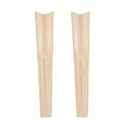 Bambuddha Black Spun Bamboo 2-Piece Salad Server Set - 9 3/4" - 1 count box