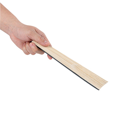 Bambuddha Black Spun Bamboo 2-Piece Salad Server Set - 9 3/4" - 10 count box