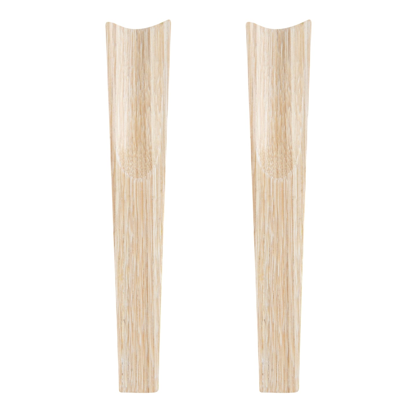 Bambuddha Green Spun Bamboo 2-Piece Salad Server Set - 9 3/4" - 1 count box