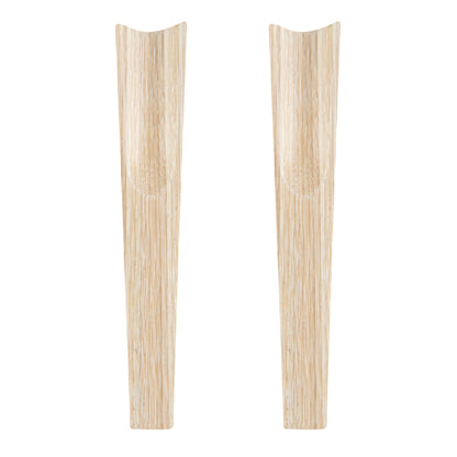 Bambuddha Natural Spun Bamboo 2-Piece Salad Server Set - 9 3/4" - 1 count box