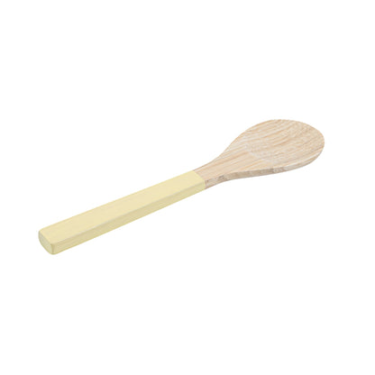 Bambuddha 25 oz Round Cream Spun Bamboo Serving Bowl - with Serving Spoon - 7 3/4" x 7 3/4" x 4" - 1 count box