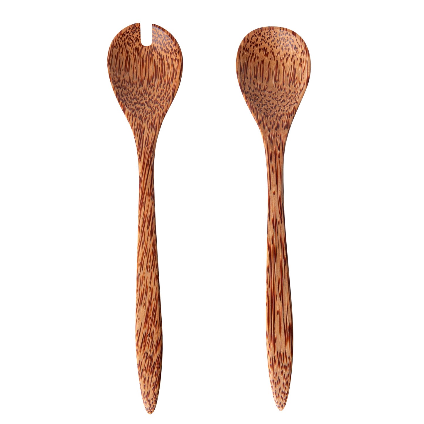 Coco Casa Natural Handmade Coconut Serving Utensil Set - 9 1/2" x 1 3/4" x 3 1/4" - 2 count box