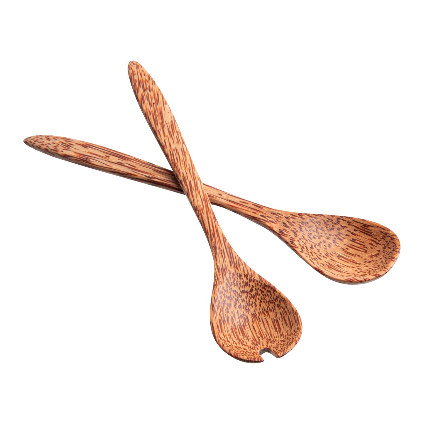 Coco Casa Natural Handmade Coconut Serving Utensil Set - 9 1/2" x 1 3/4" x 3 1/4" - 2 count box