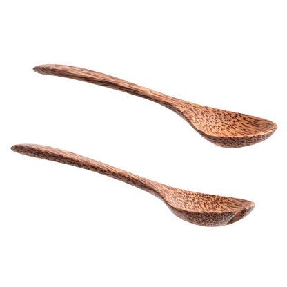 Coco Casa Natural Handmade Coconut Serving Utensil Set - 9 1/2" x 1 3/4" x 3 1/4" - 2 count box