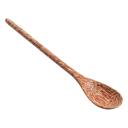 Coco Casa Natural Handmade Long Handled Coconut Spoon - 14 1/4" x 2" x 3 1/4" - 1 count box