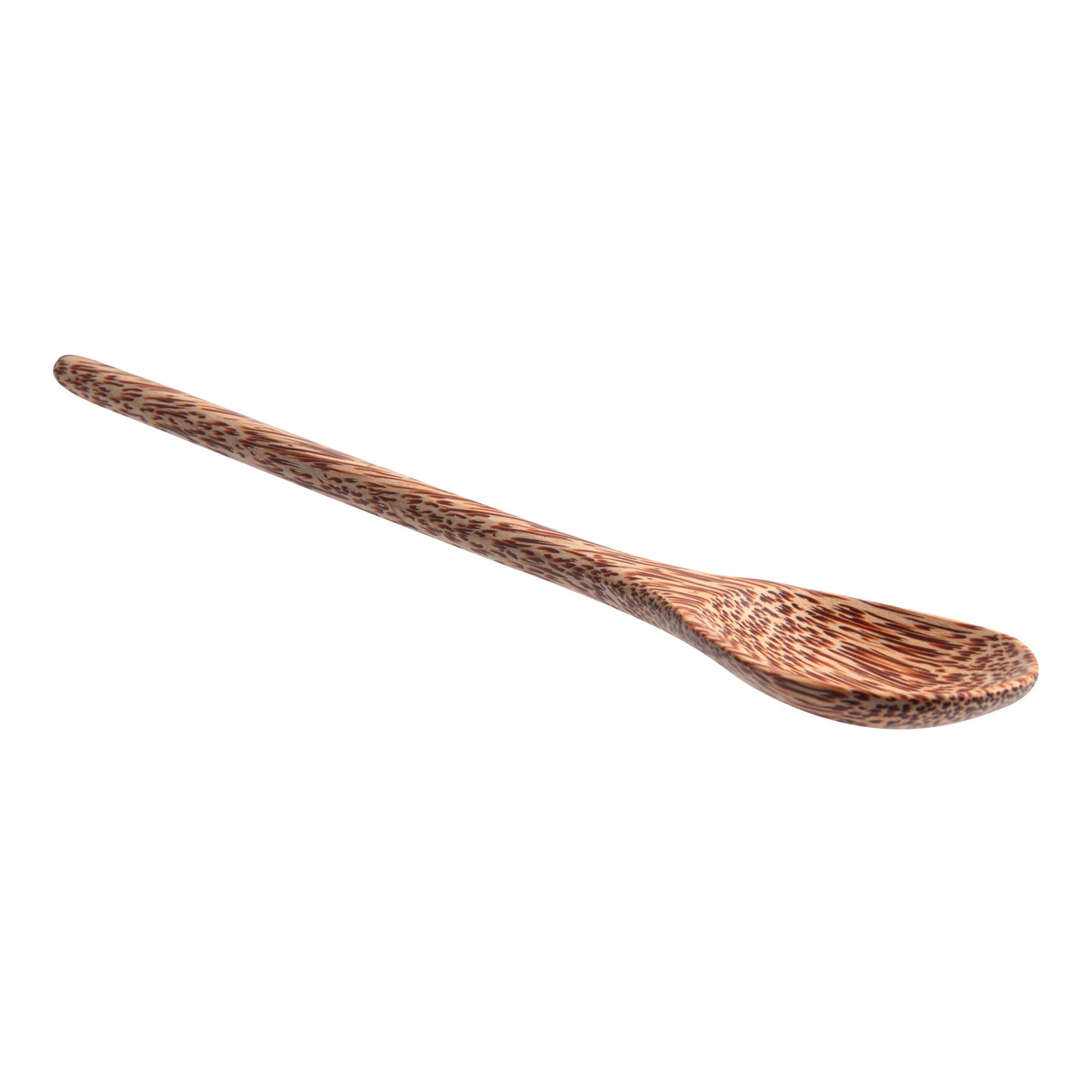 Coco Casa Natural Handmade Long Handled Coconut Spoon - 14 1/4" x 2" - 10 count box