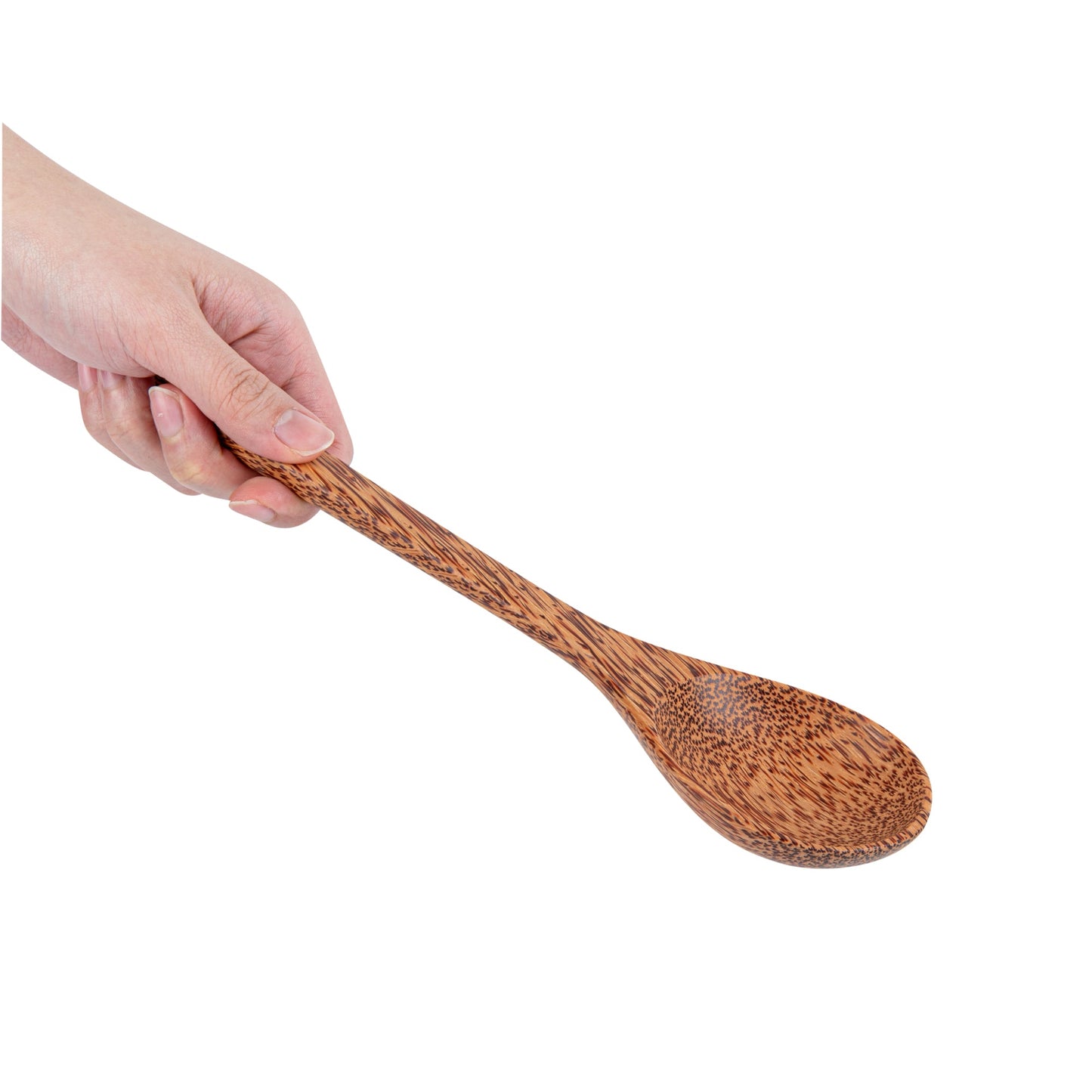 Coco Casa Natural Handmade Coconut Spoon - 10 3/4" x 2 3/4" - 10 count box