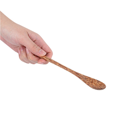 Coco Casa Natural Handmade Coconut Spoon - 7 3/4" x 1 1/4" - 40 count box