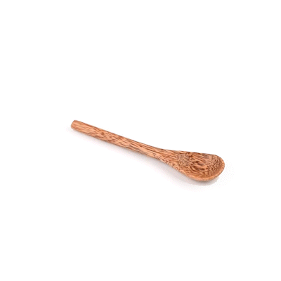 Coco Casa Natural Handmade Coconut Spoon - 5 1/2" x 1 1/4" - 40 count box