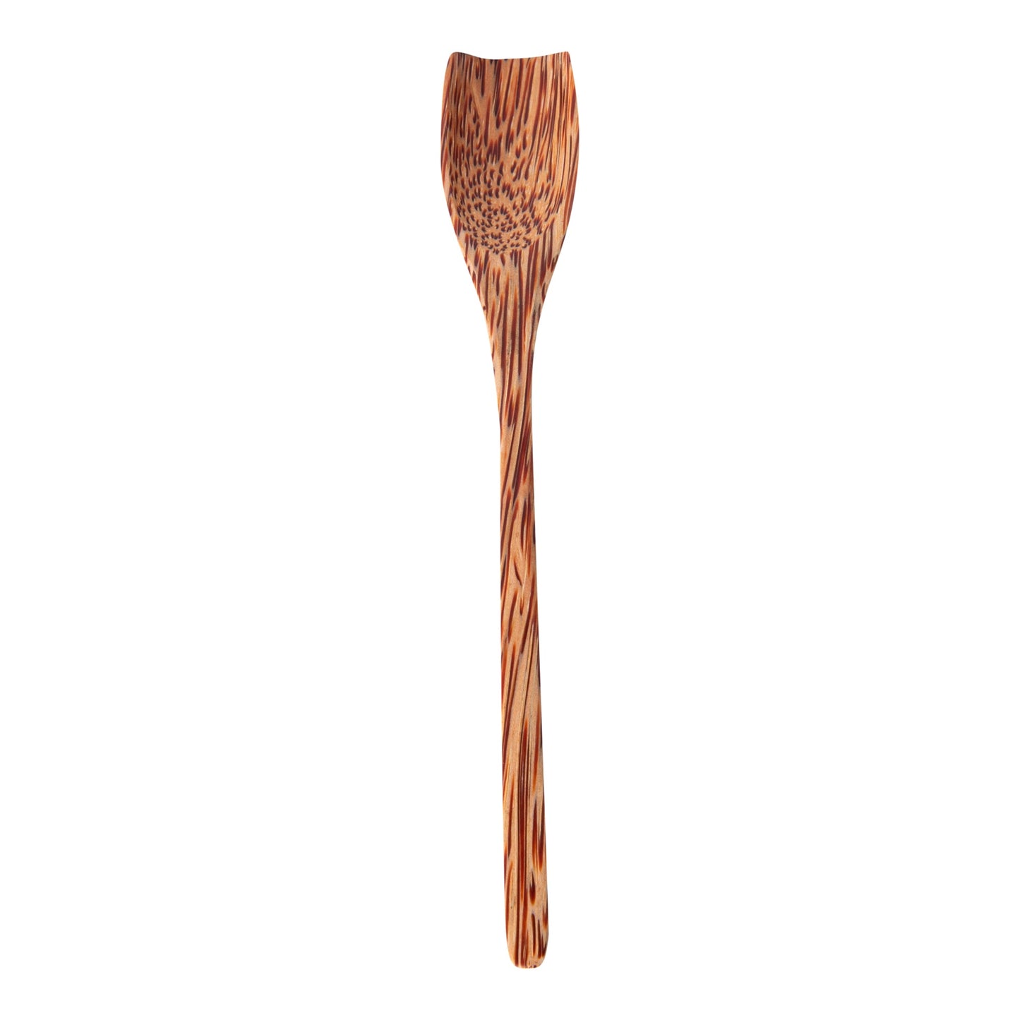 Coco Casa Natural Handmade Coconut Spoon - Blunt End - 7" x 1" - 4 count box
