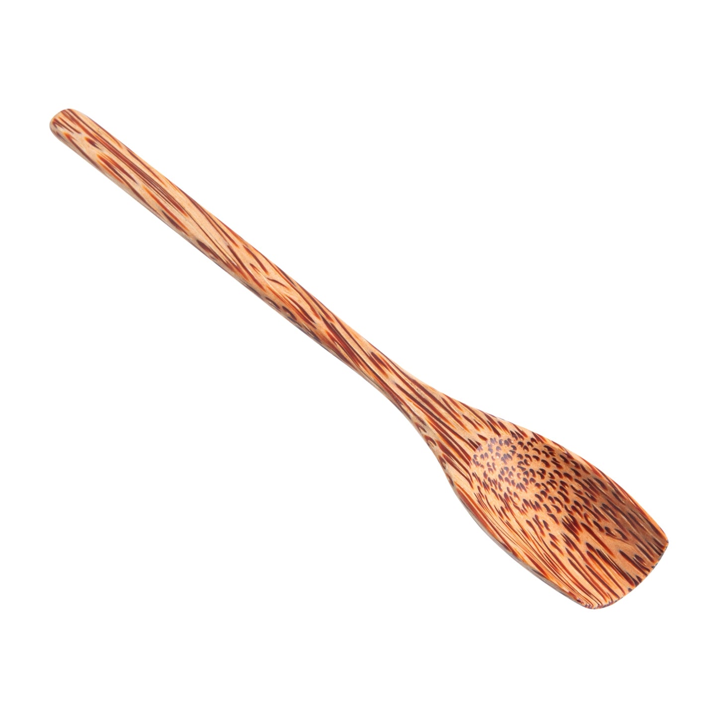 Coco Casa Natural Handmade Coconut Spoon - Blunt End - 7" x 1" - 4 count box