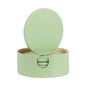 Bambuddha Green Bamboo 6-Piece Coaster Set - with Bamboo Holder - 4" x 4" x 1/4" - 1 count box