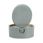 Bambuddha Gray Bamboo 6-Piece Coaster Set - with Bamboo Holder - 4" x 4" x 1/4" - 1 count box