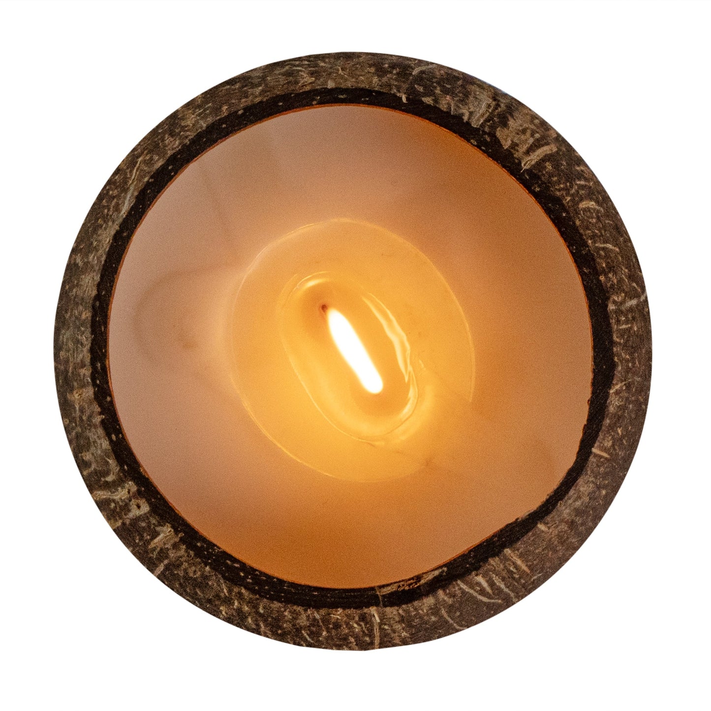 Coco Casa Handmade Coconut Shell Candle - Spring Hydrangea - 4" x 4" x 2 3/4" - 1 count box