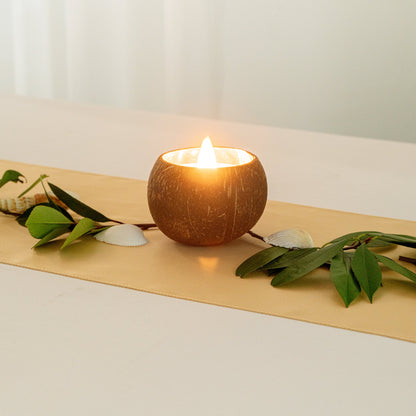 Coco Casa Handmade Coconut Shell Candle - Spring Hydrangea - 4" x 4" x 2 3/4" - 1 count box