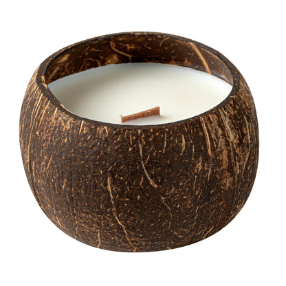 Coco Casa Handmade Coconut Shell Candle - Pineapple Papaya - 4" x 4" x 2 3/4" - 1 count box