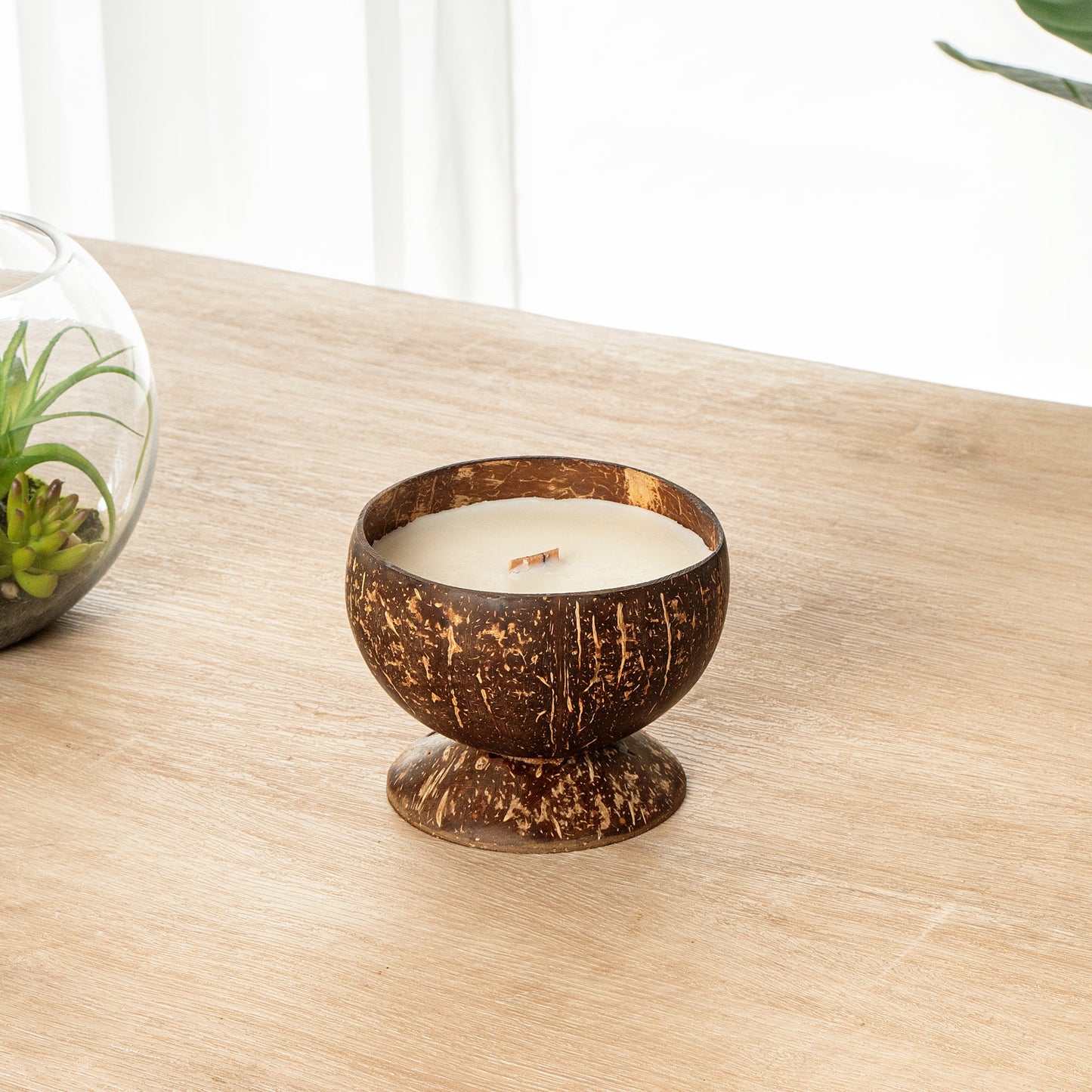 Coco Casa Handmade Coconut Candle Bowl - Spring Hydrangea - 4" x 4" x 2 3/4" - 1 count box