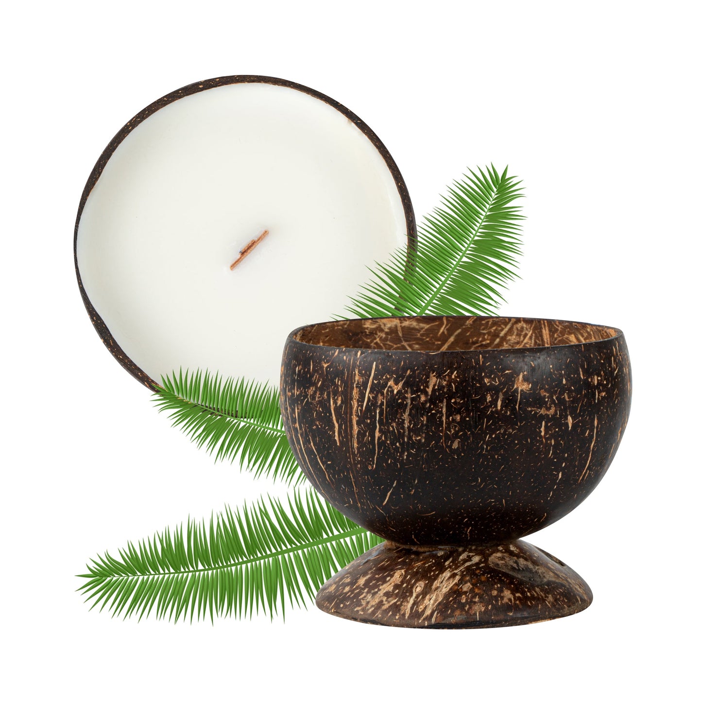 Coco Casa Handmade Coconut Candle Bowl - Coconut Mango - 4" x 4" x 2 3/4" - 1 count box