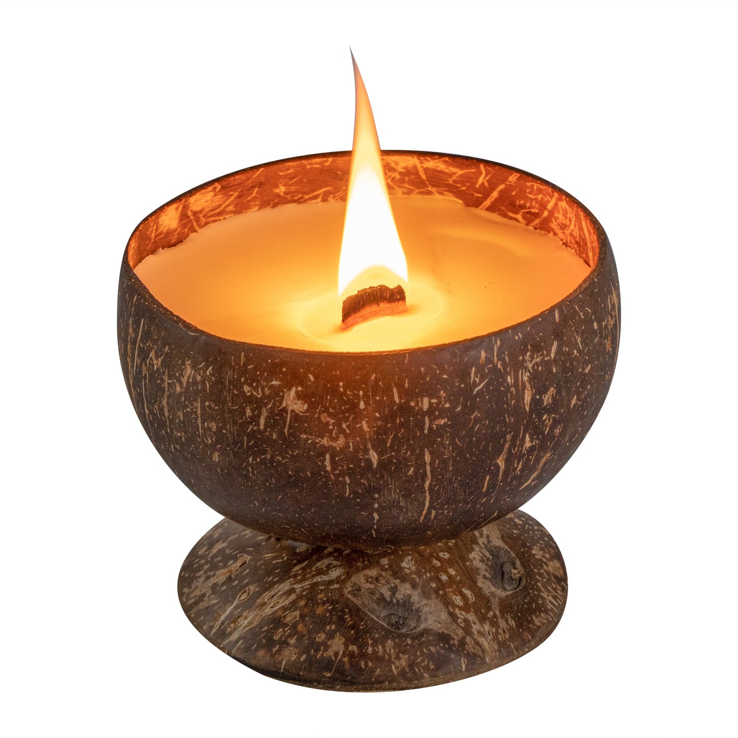 Coco Casa Handmade Coconut Candle Bowl - Coconut Mango - 4" x 4" x 2 3/4" - 10 count box