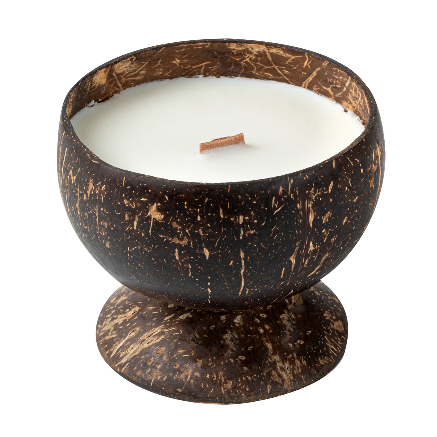 Coco Casa Handmade Coconut Candle Bowl - Cinnamon - 4" x 4" x 2 3/4" - 1 count box