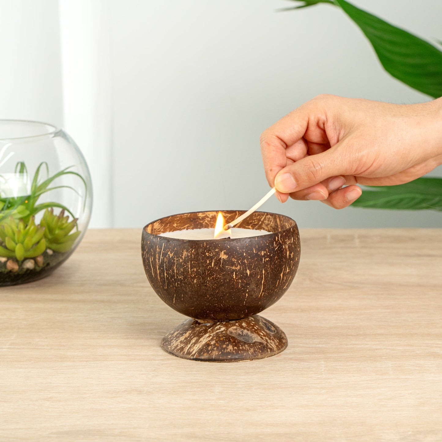 Coco Casa Handmade Coconut Candle Bowl - Jasmine - 4" x 4" x 2 3/4" - 1 count box