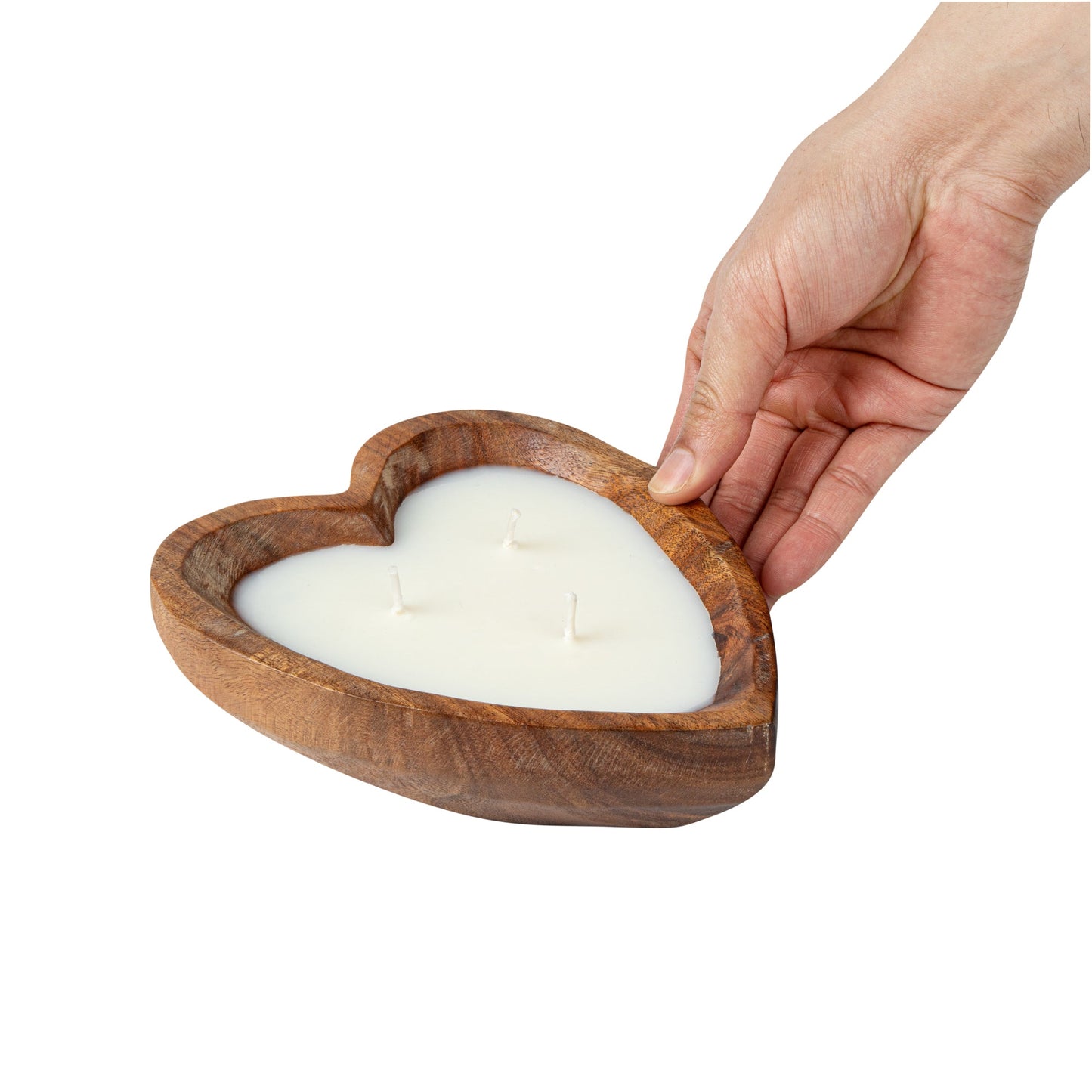 Coco Casa Handmade Coconut Heart Bowl Candle - Spring Hydrangea - 7" x 5 1/2" x 2" - 1 count box