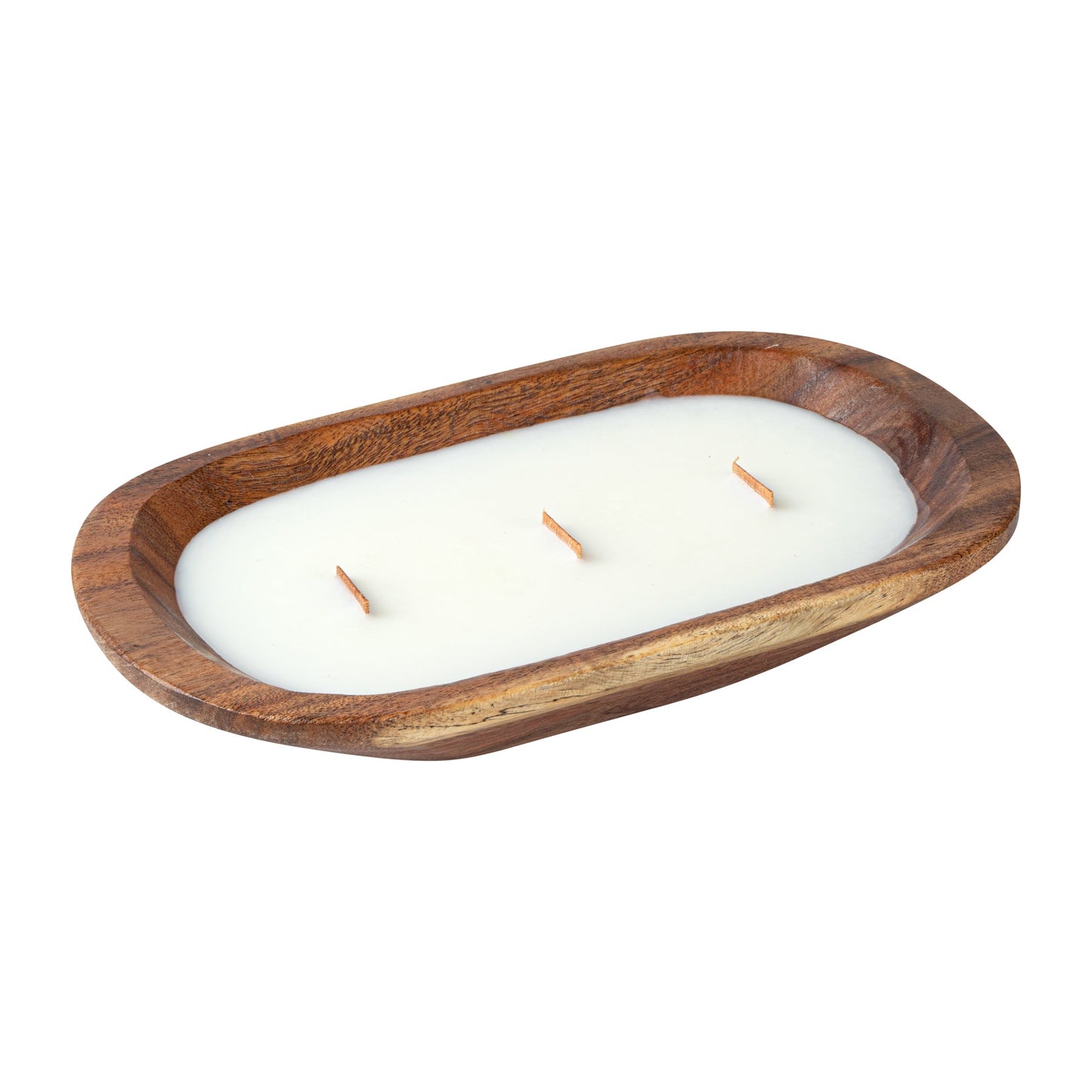 Coco Casa Handmade Wood Bowl Candle - Lavender - 9" x 5 1/2" x 2" - 1 count box