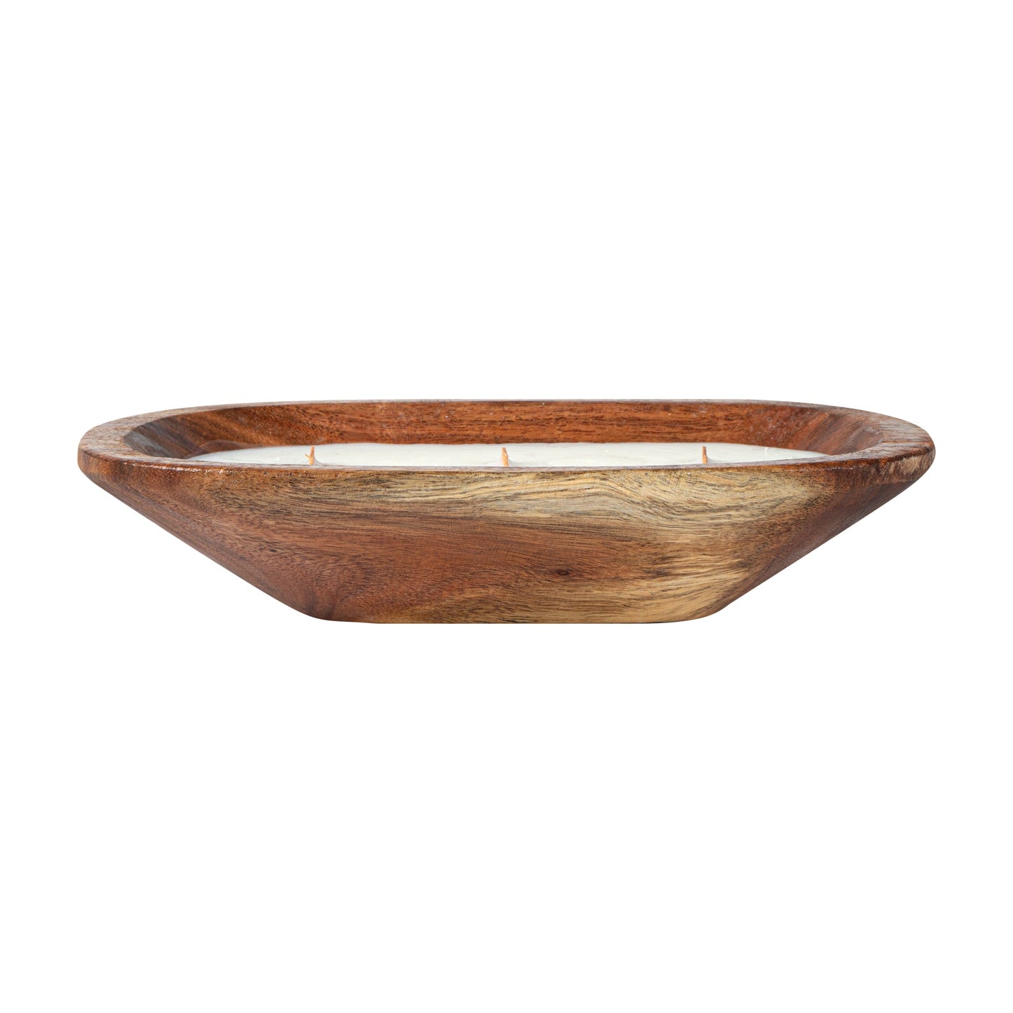 Coco Casa Handmade Wood Bowl Candle - Spring Hydrangea - 9" x 5 1/2" x 2" - 10 count box